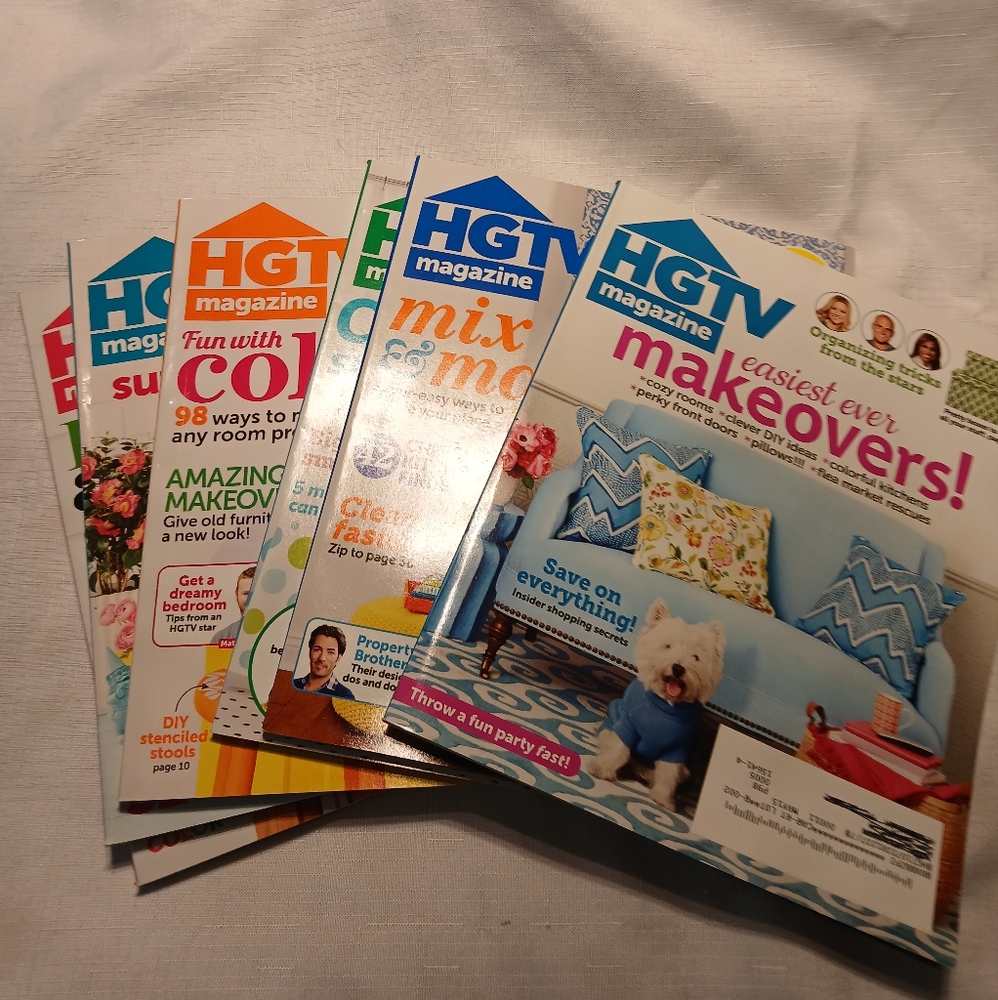 6 HGTV 2014 Magazines